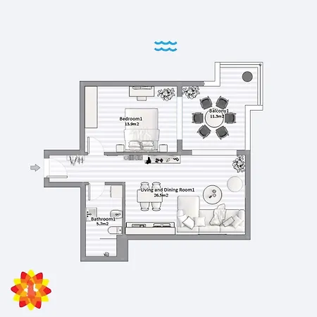 White Sea View Residence Sarande Exterior photo
